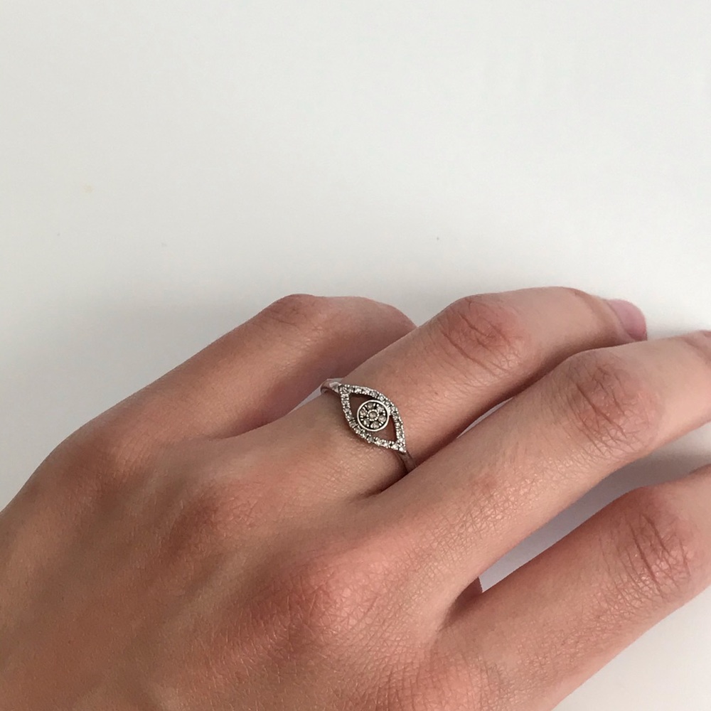 “Rarities by Carol Brodie” Evil Eye Ring